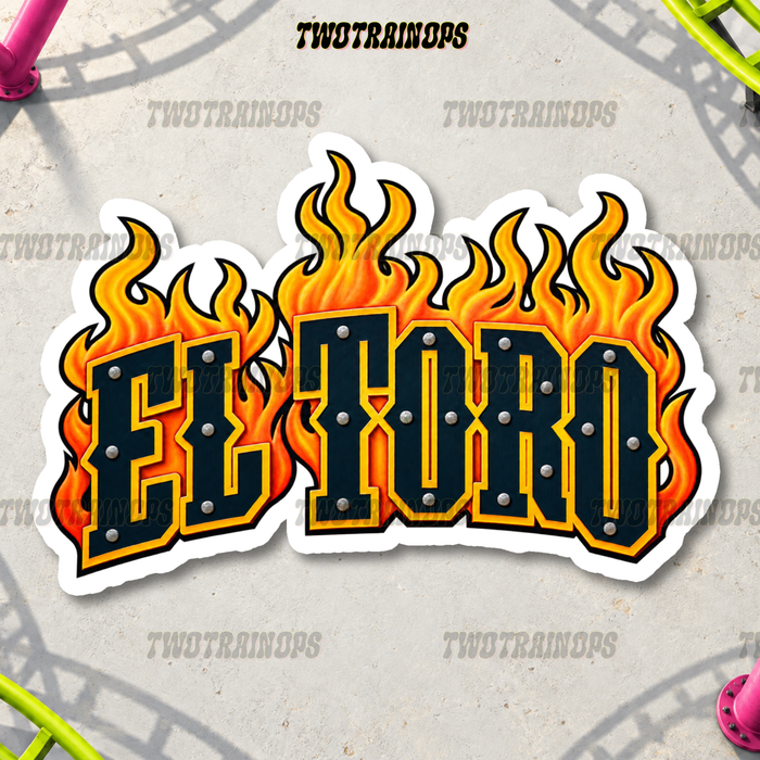 El Toro Coaster Sticker