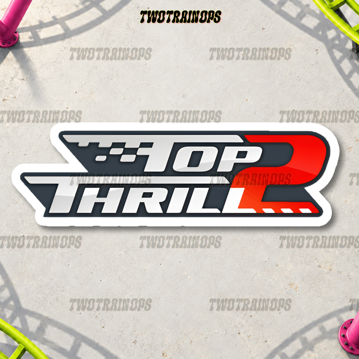 Top Thrill 2 Coaster Sticker